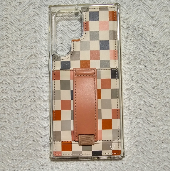 Walli Coastal Check Samsung S22 Ultra phone case - Picture 6 of 7